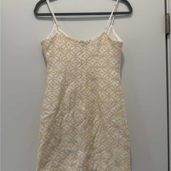 Dee Elly Elegant Pale Yellow Dress - Picture 10 of 10